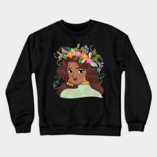 January Crown of Flowers II Crewneck Sweatshirt